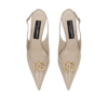 Poliertes Kalbsleder Slingbacks 6cm - Image 3