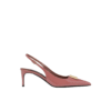 Poliertes Kalbsleder Slingbacks 6cm