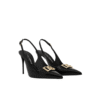 Poliertes Kalbsleder Slingbacks 9cm - Image 2