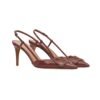 Leder Slingback Pumpe Brown 80cm - Image 2
