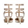 Rockstud Caged Pumps Ivory/Puder 65cm - Image 3