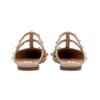 Rockstud Leder Mules Puder - Image 3