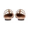 Rockstud Leder Mules Ivory/Puder - Image 3