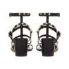 Rockstud Kalbsleder Fessel Black 60cm - Image 3