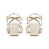 Rockstud Kalbsleder Riemen Light-Ivory 60cm - Image 3