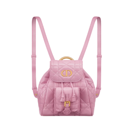 Hortensiaroze lamsleer met Macrocannage-motief 18cm