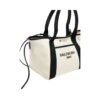 Biarritz Tote Beige Canvas 30 cm - Image 3