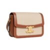 Triomphe Tasche aus Textil und Kalbsleder 22cm - Image 3