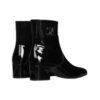 Les Bottes Triomphe Zipped Boot in Lack-Kalbsleder - Image 3