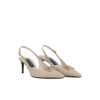 Poliertes Kalbsleder Slingbacks 6cm - Image 2
