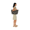 Check Tote Black/White 39 cm - Image 4