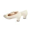 Bowow pumps in kidskin ivory 45cm - Image 3