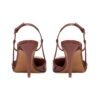 Leder Slingback Pumpe Brown 80cm - Image 3