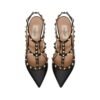 Rockstud Fersenriemen Pumpe Black 100cm - Image 4