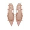 Rockstud Schleifen Ballerinas Rose Cannelle - Image 4