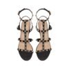 Rockstud Kalbsleder Fessel Black 60cm - Image 4