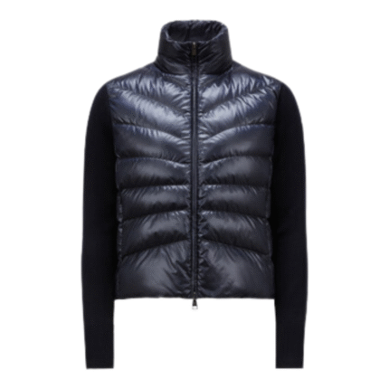 Gepolsterter Woll-Cardigan