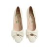 Bowow pumps in kidskin ivory 45cm - Image 4
