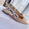 Slingback Flat Beige - Image 2