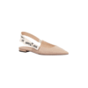Slingback Flat Beige