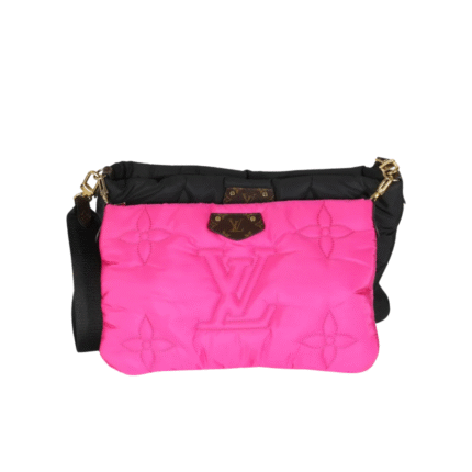 Pillow Multi Pochette Black/Light Pink 34 cm