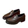 Browne Loafer mit Sohle