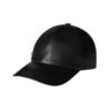 Leder-Baseballkappe