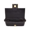 Blacke Nappaleder-Tasche mit FF-Muster 13cm - Image 4