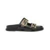 Blacke Flip-Flops aus Leder