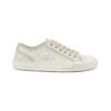 Low-Top-Sneaker aus Whiteem Stoff mit FF-Muster