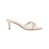 Sandalen aus Whiteem Leder mit mittelhohem Absatz 5.5cm