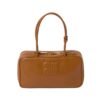 Cognac Leder-Top-Griff 17cm