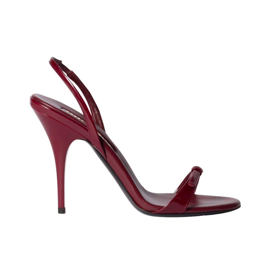 1 Lackleder Karmesin 10.5cm - Image 1