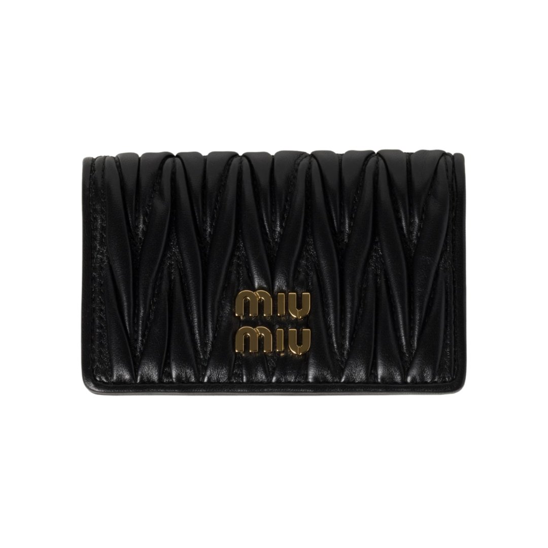 1 Matelassé-Nappa-Leder-Kartenetui 6.5cm - Image 1