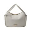 Lederhandtasche in White 18cm