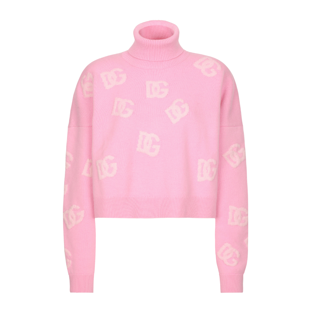 1 Gekürzter Woll-Pullover mit DG-Logo-Einlage - Image 1