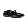 Lackleder-Ballerinas Black