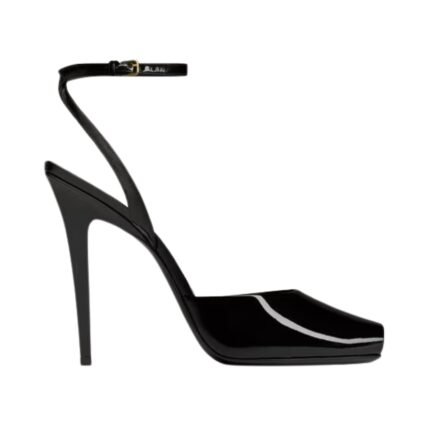 La Scandale Sandalen aus Lackleder 11cm