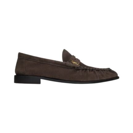 Le Loafer Penny Slippers aus Wildleder