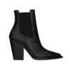 Theo Chelsea Booties aus glattem Leder 9.5cm