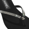 Wildleder-Kid-Leder & Strass Black & Silver - Image 4