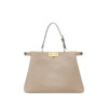 Ledertasche in Grey-Taupe 28cm