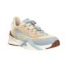 Low-Top-Sneaker aus Mesh-Material und Veloursleder in Blue - Image 2