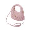 AlabasterLight Pink-Nappa-Leder-Hobo 20cm - Image 2