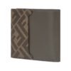 Bi-Fold Brieftasche mit Squared FF-Muster 9.5cm - Image 2