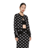 Viskose-Cardigan mit Jacquard-DG-Logo - Image 2