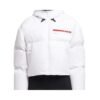 Cropped Pufferjacke White/Red - Image 2