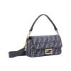 FF-Tasche aus DarkBlueer Chenille  15cm - Image 3