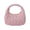 AlabasterLight Pink-Nappa-Leder-Hobo 20cm - Image 3