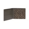 Bi-Fold Brieftasche mit Squared FF-Muster 9.5cm - Image 3